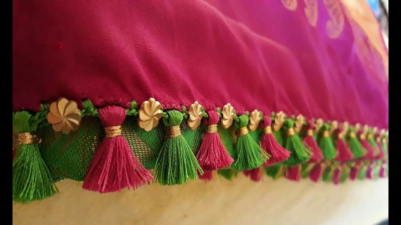 Latest Simple Pattu & Silk Saree Kuchulu - Fashion Beauty 