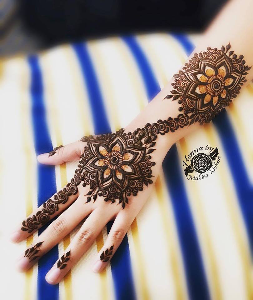 Best Hand Back Side Mehndi Design - Fashion Beauty Mehndi Jewellery ...