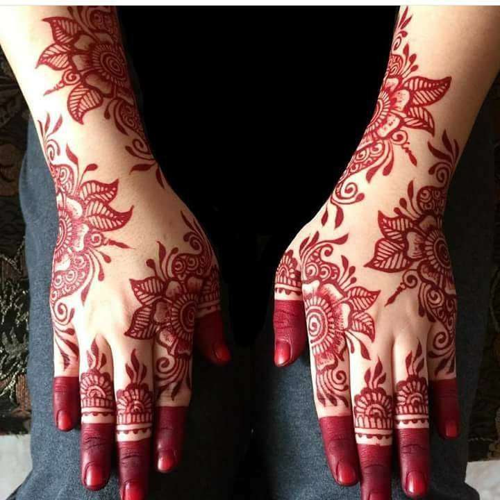 Hand Mehndi Design Back Side Henna For Wedding