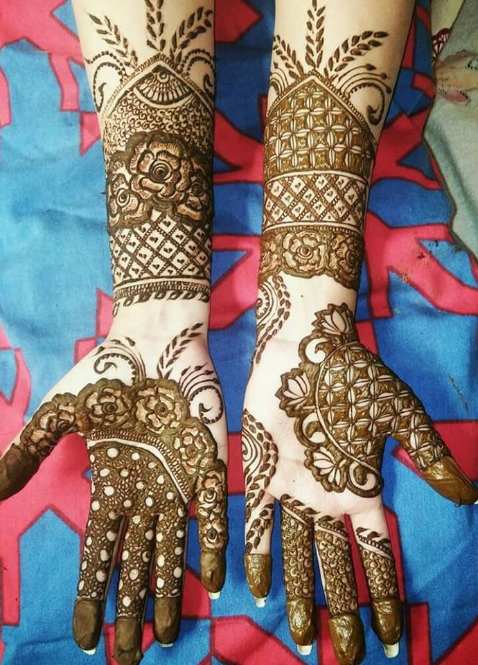 Awesome Hand Floral Style Mehndi Designs - Fashion Beauty 