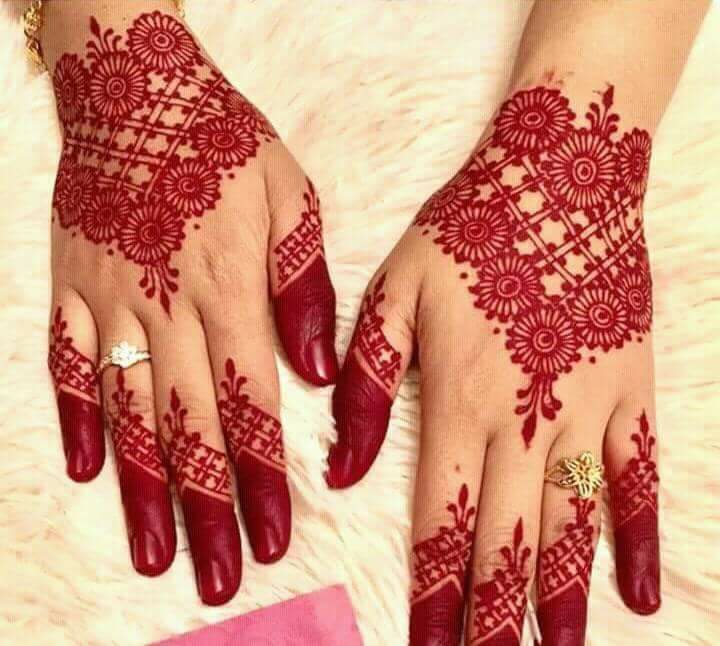 Best 13 Back Hand Unique Mehndi Designs for Party 