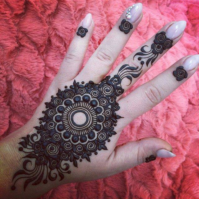 Best 13 Back Hand Unique Mehndi Designs for Party - Fashion Beauty ...