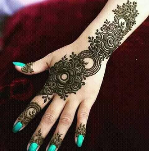 Best 13 Back Hand Unique Mehndi Designs for Party - Fashion Beauty ...