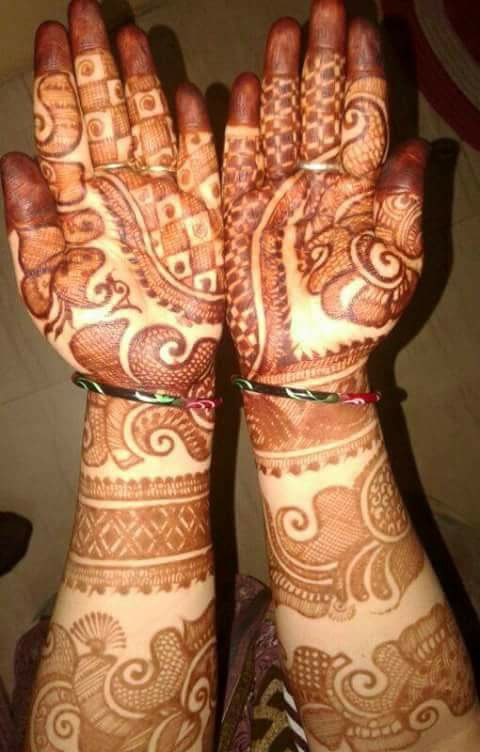 Unique Bridal Mehndi Design for Hands - Fashion Beauty 