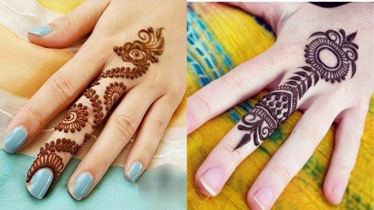 Best Beautiful Finger Henna Designs - Fashion Beauty Mehndi Jewellery ...