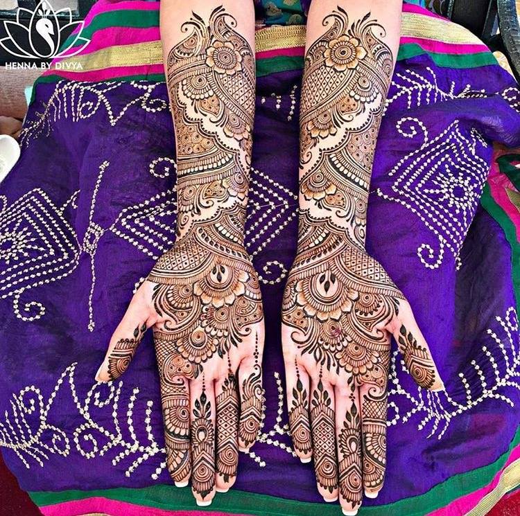 Famous Bridal Mehndi Design for Ladies - Fashion Beauty 