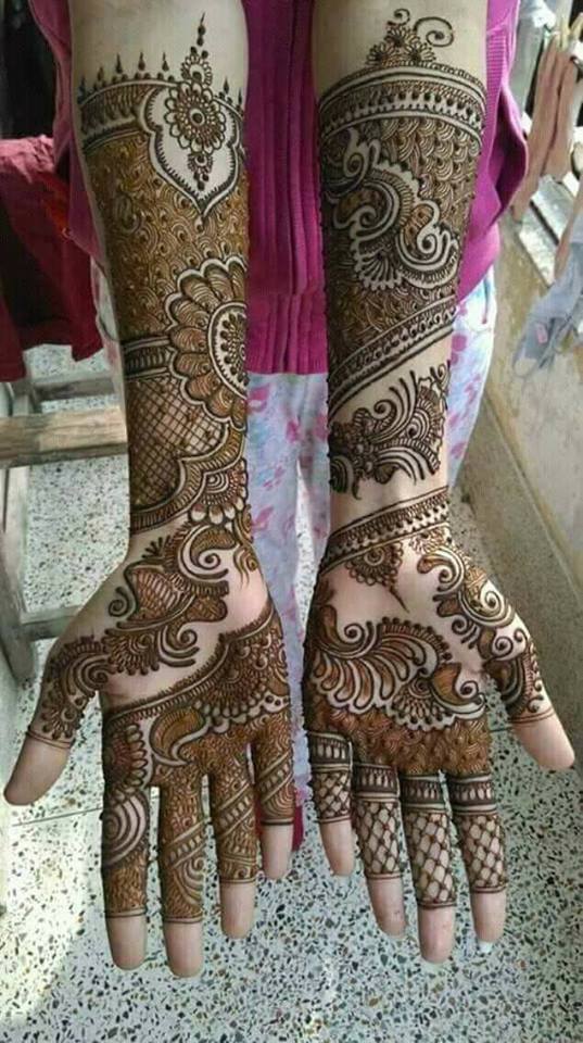 Famous Bridal Mehndi Design for Ladies - Fashion Beauty 