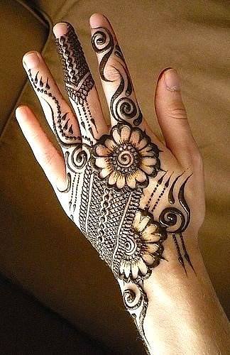 Best 15 Floral Style Back Hand Henna Designs Fashion Beauty