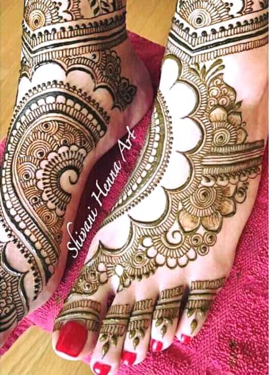 Floral Style Foot & Leg Mehndi Designs - Fashion Beauty 