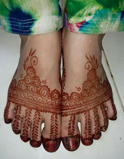 Floral Style Foot & Leg Mehndi Designs - Fashion Beauty 