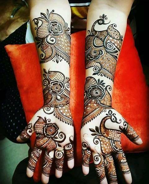 Full Hand Mehndi Art Ideas for Girls Best 14 - Fashion 