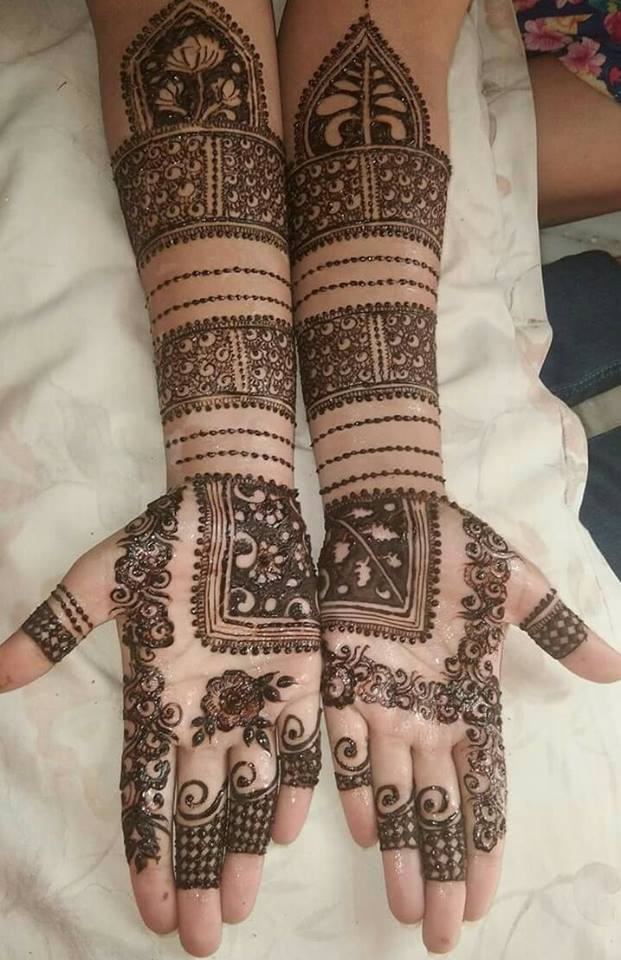 New Arabic Mehndi Pattern for Full Hands - Fashion Beauty 