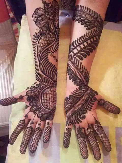 New Arabic Mehndi Pattern for Full Hands - Fashion Beauty 