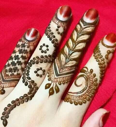 Easy New Fingers Mehndi Designs Fashion Beauty Mehndi Jewellery