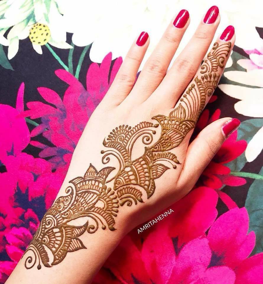 Easy New Fingers Mehndi Designs - Fashion Beauty Mehndi Jewellery ...
