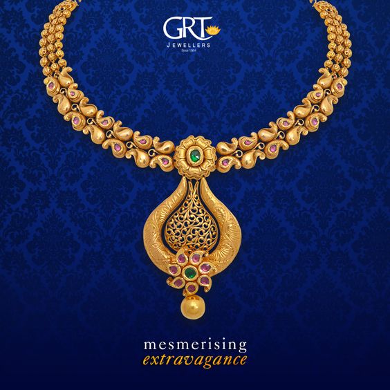 Stylish Gold NecklaceJewellery with Ear Rings - Fashion Beauty Mehndi ...