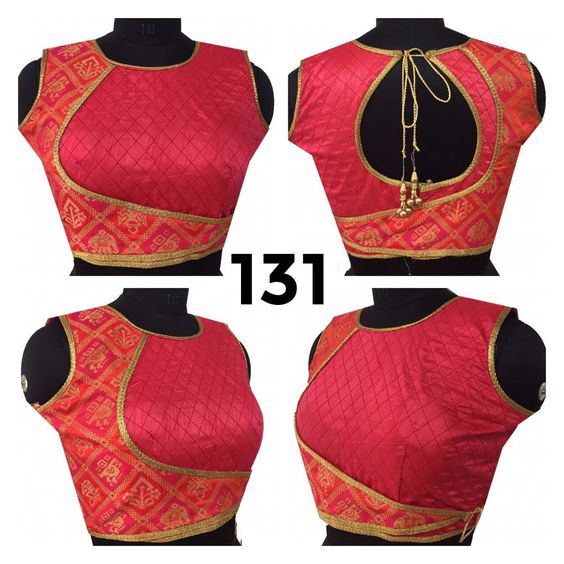 Latest blouse back neck hole designs - Fashion Beauty Mehndi Jewellery ...