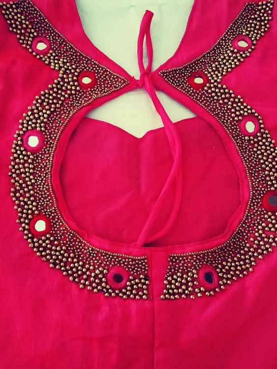 latest blouse back neck hole designs - fashion beauty