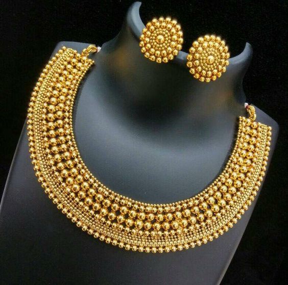 Bridal gold necklace designs - Fashion Beauty Mehndi Jewellery Blouse