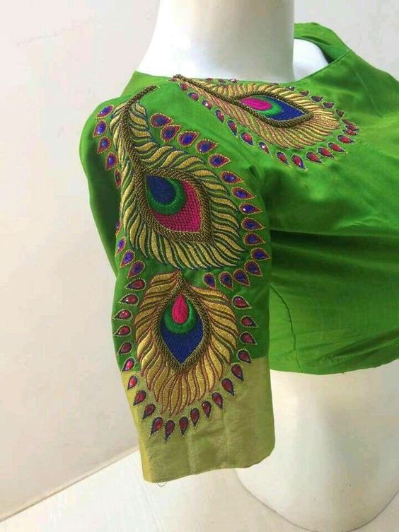 Simple blouse hand designs - Fashion Beauty Mehndi 