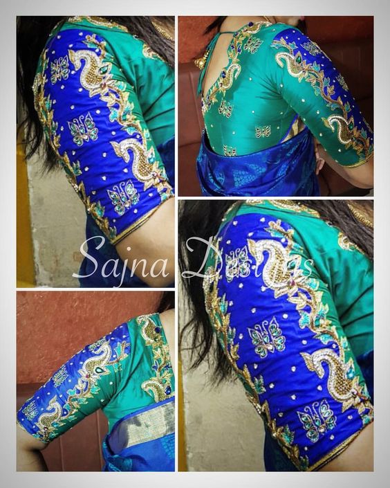 Blouse designs in maggam work