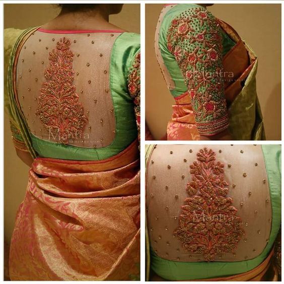designer blouse patterns back neck - Fashion Beauty Mehndi Jewellery ...