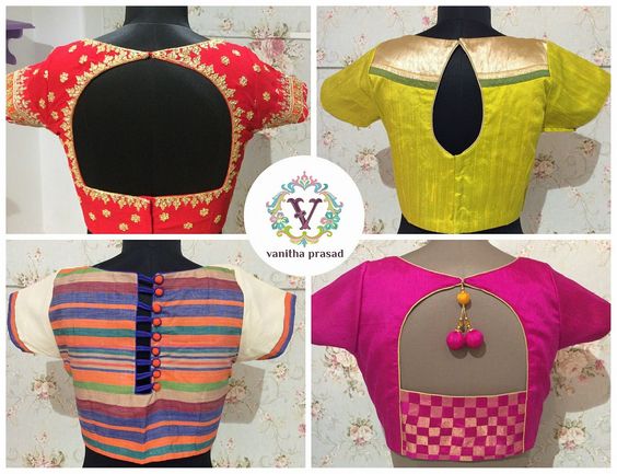 Different Types Of Blouse Back Neck Designs Fashion Beauty