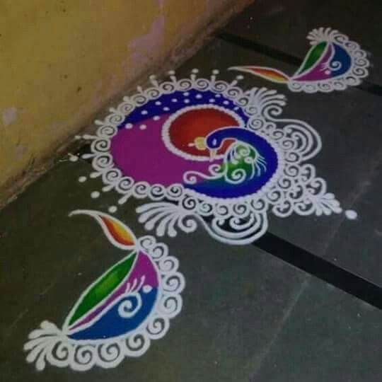 Top Most Easy Rangoli Designs - Fashion Beauty Mehndi 