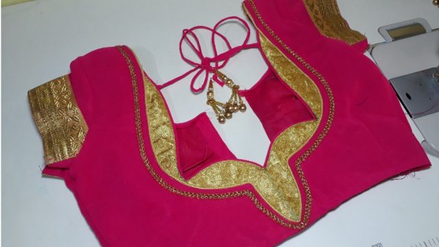 Top 10 Trending back blouse designs - Fashion Beauty Mehndi Jewellery ...