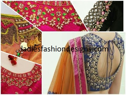 New cut work embroidery blouse designs - Fashion Beauty Mehndi ...
