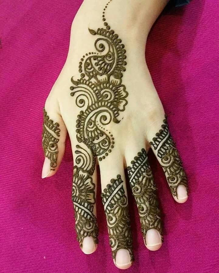 Simple Designs Of Back Hand Mehendi Designs - Fashion Beauty Mehndi ...