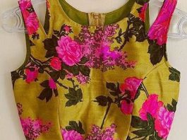 Best floral blouse designs