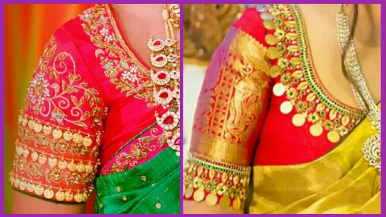 Different Blouse Hand Designs Fashion Beauty Mehndi Jewellery
