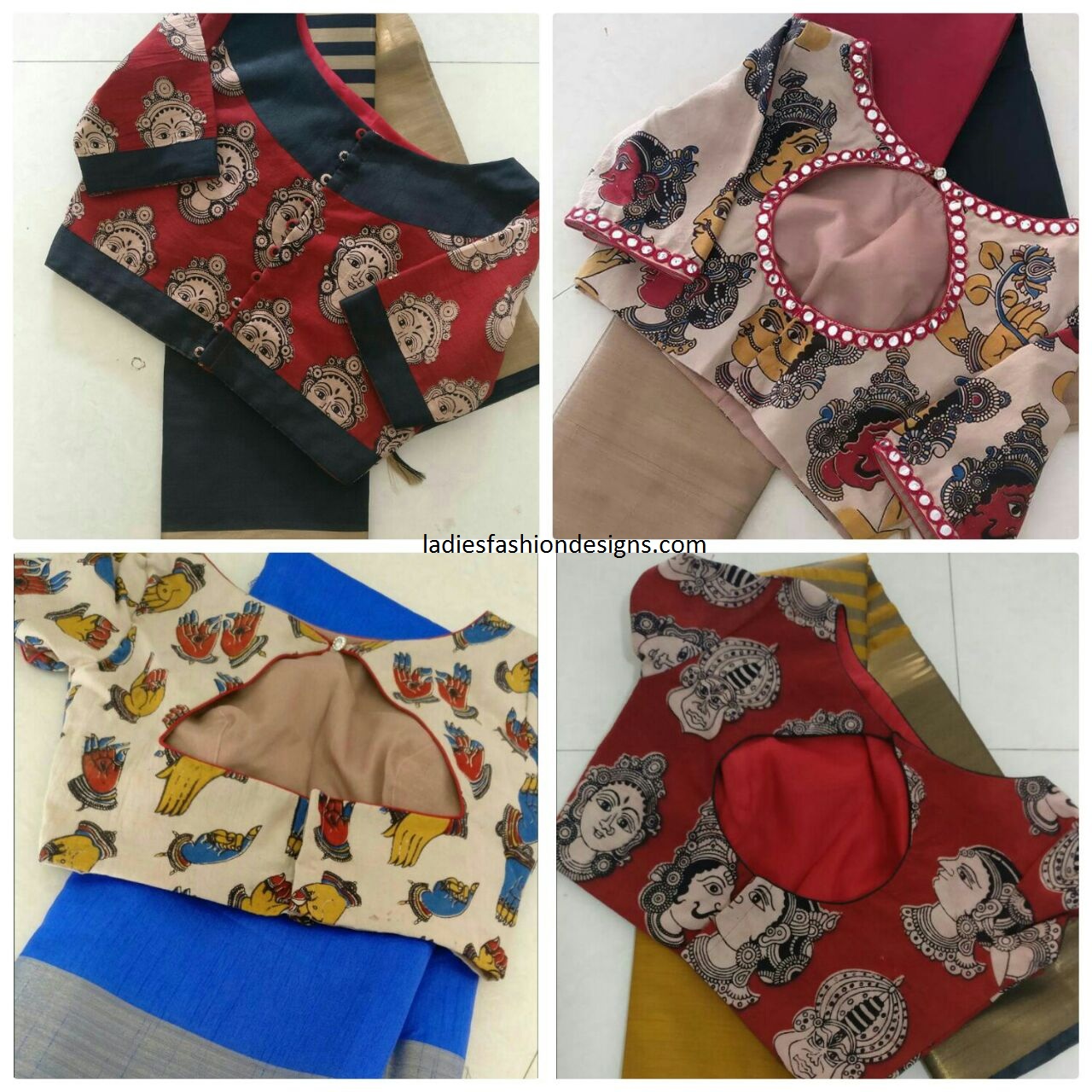 kalamkari blouse designs 2018