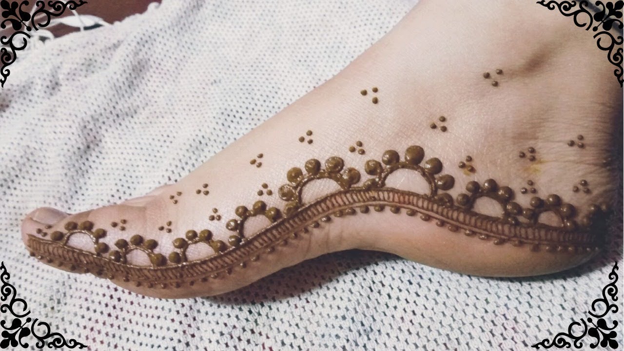 Simple Mehendi Designs For Legs Fashion Beauty Mehndi Jewellery