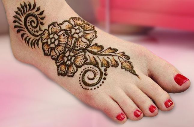 Simple Mehendi Designs For Legs Fashion Beauty Mehndi Jewellery