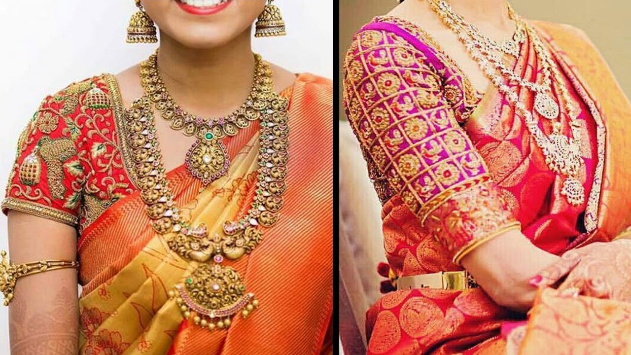 Blouse designs photos 2018 latest silk saree – + Blouse Designs ...