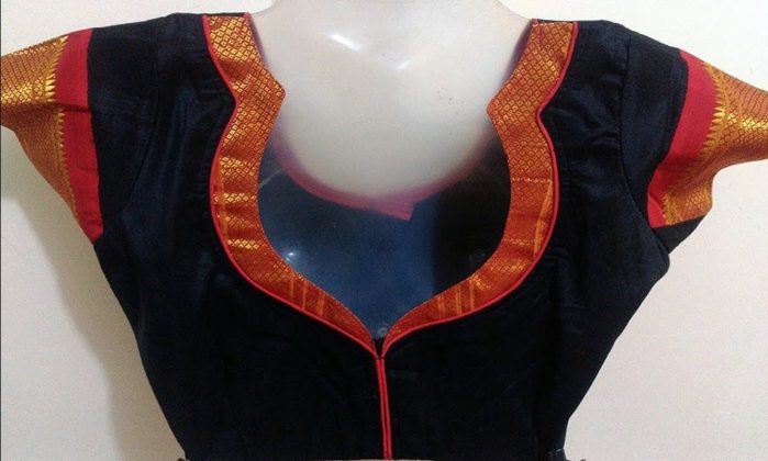 blouse back design patch