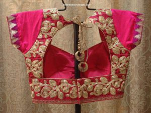 Back neck blouse designs for slik sarees - Fashion Beauty Mehndi ...