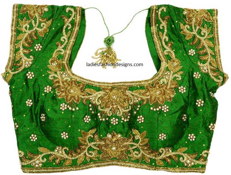 Wedding heavy style blouse patterns - Fashion Beauty Mehndi Jewellery