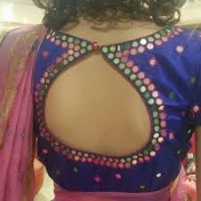 Blouse Back Neck Designs With Borders Fashion Beauty Mehndi