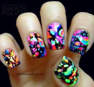 Trendy galaxy nail art designs - Fashion Beauty Mehndi Jewellery Blouse ...