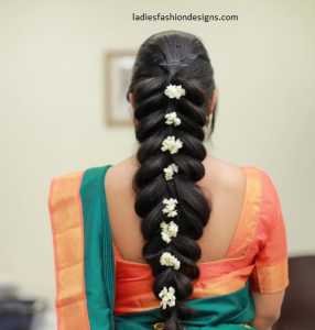 Traditional French Plait Hairstyle Designs - Fashion Beauty Mehndi  Jewellery Blouse Design