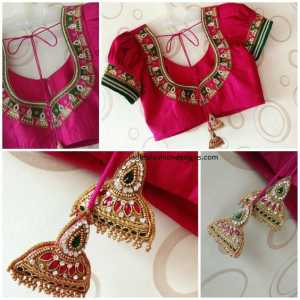 Latest fashion jhumaka blouse designs - Fashion Beauty Mehndi Jewellery ...