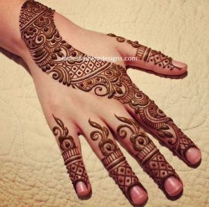 Simple Arabic Back Hand Mehandi Designs Fashion Beauty Mehndi