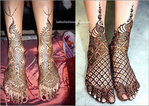 Beautiful bridal mehandi designs for legs - Fashion Beauty Mehndi ...