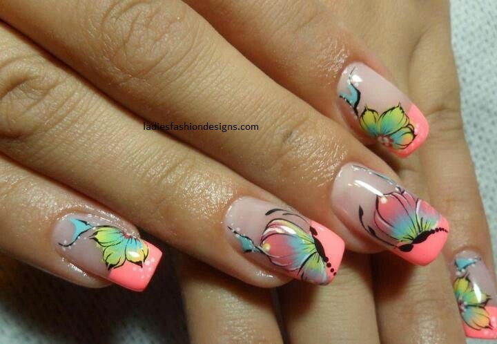 Popular trendy nail art designs - Fashion Beauty Mehndi Jewellery ...