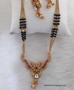 Traditional black beads magalasutras designs - Fashion Beauty Mehndi ...