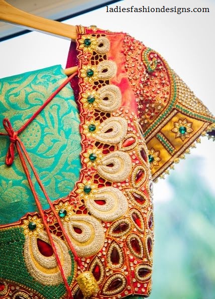 Latest Trendy Designer Blouse Designs - Fashion Beauty Mehndi Jewellery ...