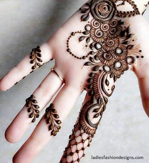 Simple Single Hand Mehandi Designs - Fashion Beauty Mehndi Jewellery ...